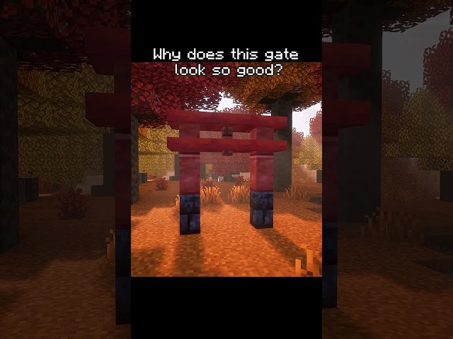 This Is How a Torii Gate Should Look in Minecraft