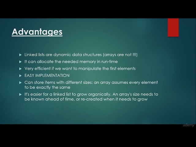 Linked lists theory