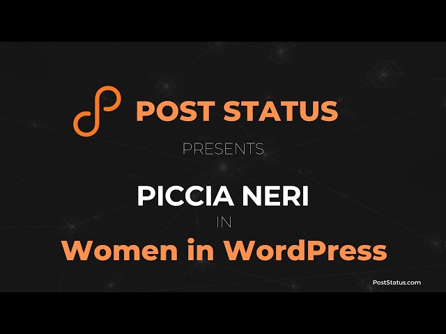 Women in WordPress: Piccia Neri