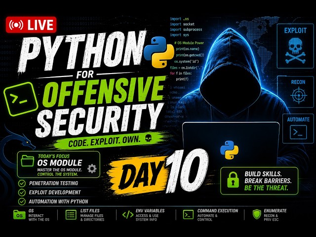Python for Offensive Security | Day 10 | Python for cybersecurity
