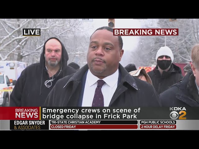 Public Officials Provide Update On Bridge Collapse