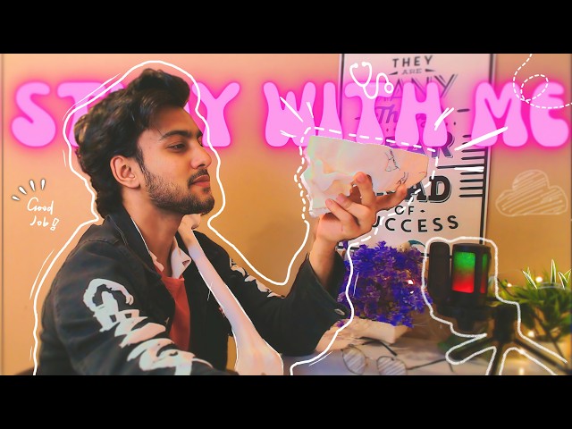 Continuous 24/7🍂| Study with Me LIVE📚🌧️| Day 70 |🗣️Talks in Break | Pomodoro 90/10⏳| Lofi