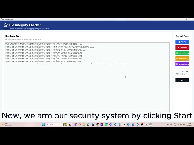 File Integrity Checker