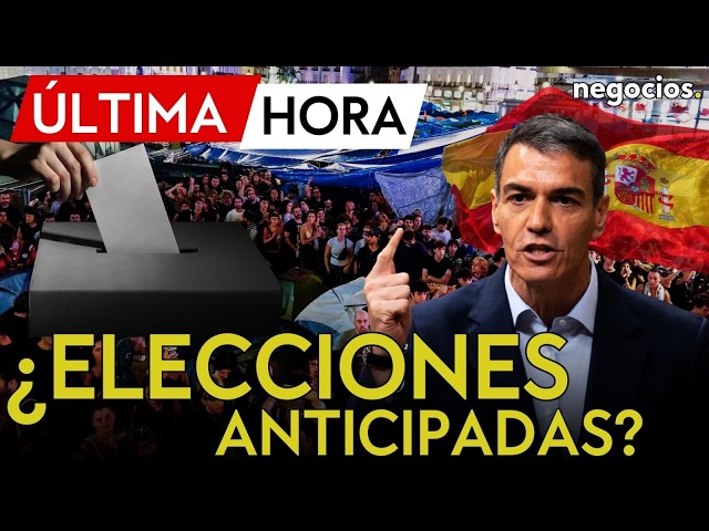 BREAKING NEWS | Early elections? Pedro Sánchez no longer rules them out amid the crisis