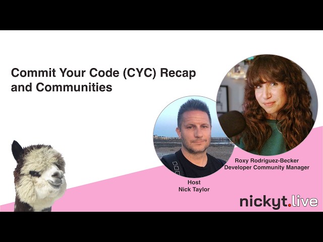 Commit Your Code (CYC) Recap and Communities