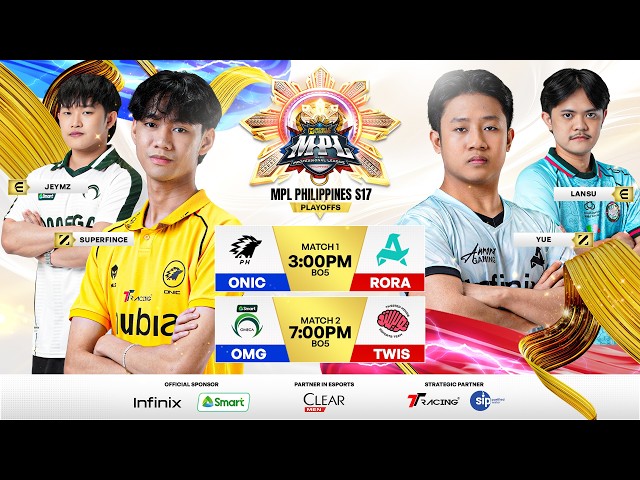 🔴 LIVE | MPL PH S17 | FILIPINO - Playoffs Day 1