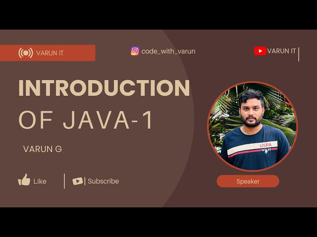 Master Core Java for Software Testing | Class 1 | Java  for Automation Testing