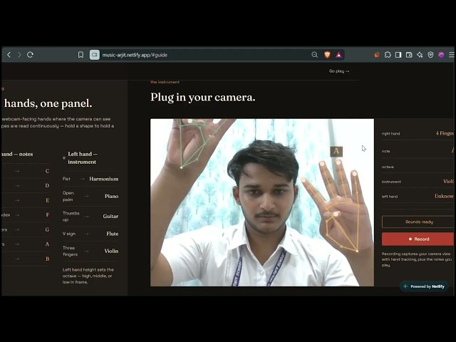 AIR PIANO | SAJS | class 12 ai project | session 2026-2027 |