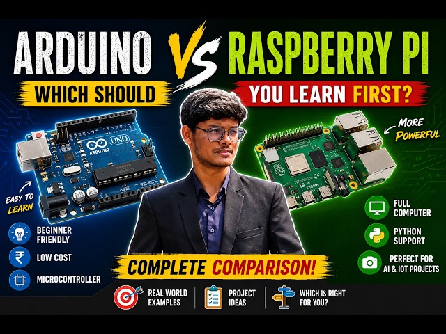 🚀Arduino vs Raspberry Pi for Students | Which is Better to Start With? | Tech K7