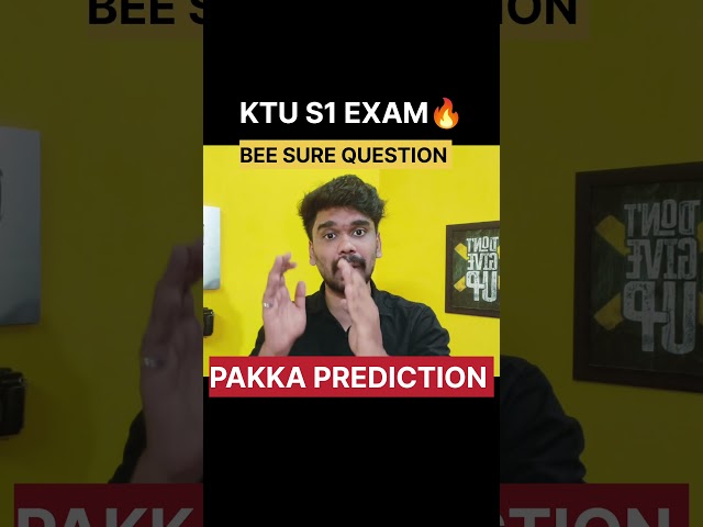 KTU PREDICTION SERIES🔥 BASICS OF ELECTRICAL QUESTION #shorts
