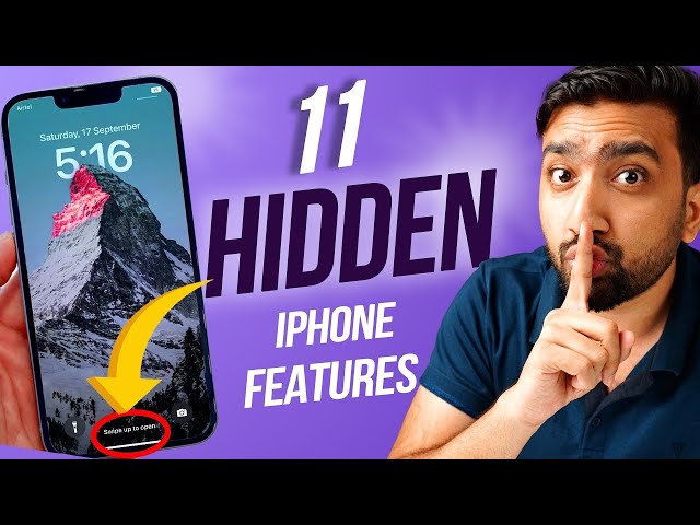 11 SURPRISING iPhone Hidden TIPS & TRICKS⚡️Top iOS 16 Features in Hindi⚡️YOU MUST TRY!!