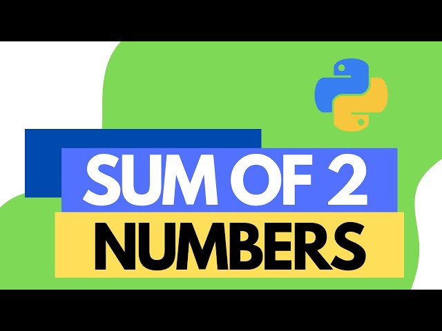 Python program to add two numbers