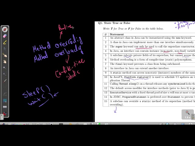 Solving Mock Exam on Adv. Programming Apps | AASTMT