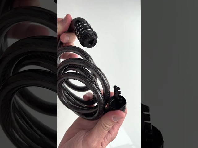 POLICE Bike Lock Cable, Combination Bicycle Lock, Cable Lock for Outdoor Equipment, 5ft - REVIEW