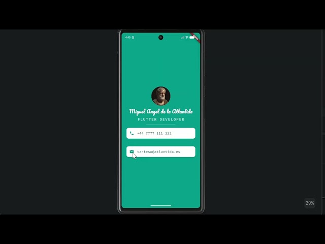 Day40. Card with Flutter Layout Widgets