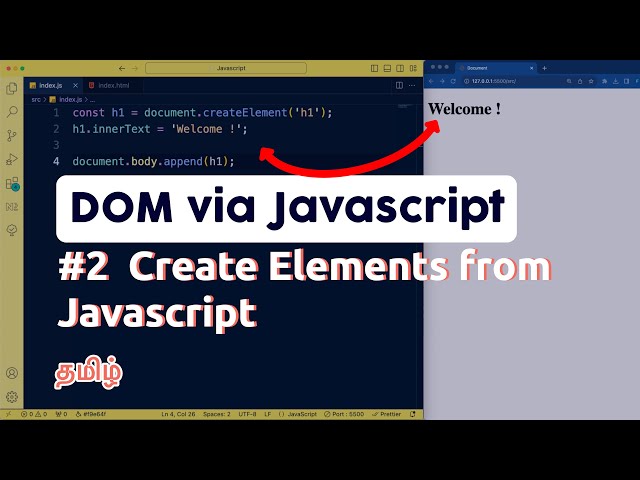 DOM Manipulation: Working with DOM Elements in JavaScript