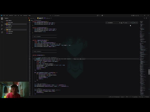Mini CRUD system using Public API