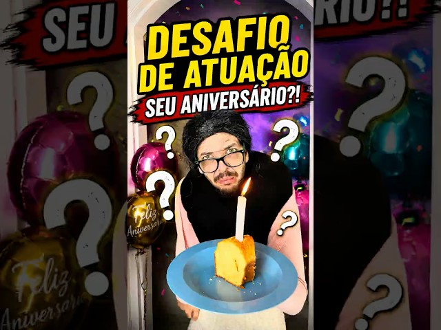 Qual seu (Texto Livre)? #pedroator #desafiodeatuação #vovó #aniversario #parabéns #bolo #vó #ator