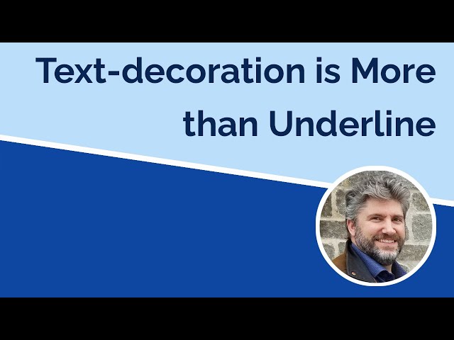 CSS Text Decoration Beyond Underline