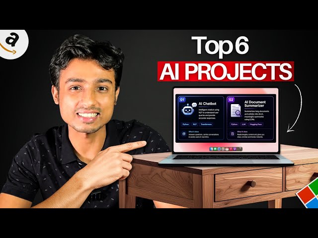 Top 6 AI Projects for Internships & Placements 🚀 | Resume Projects That Recruiters Love