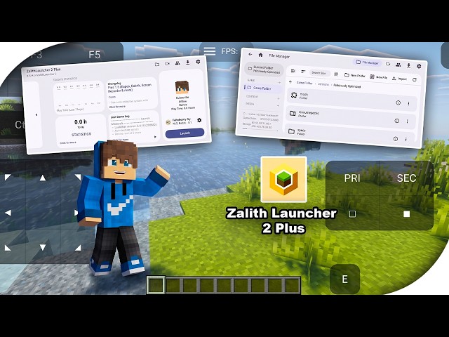 CARA PASANG Zalith Launcher 2 Plus - BISA PASANG MOD LANGSUNG DARI LAUNCHER TANPA ZArchiver