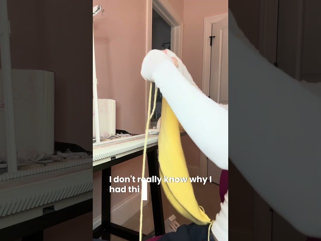 Make a knit hat with me !! Made my lk150 knitting machine