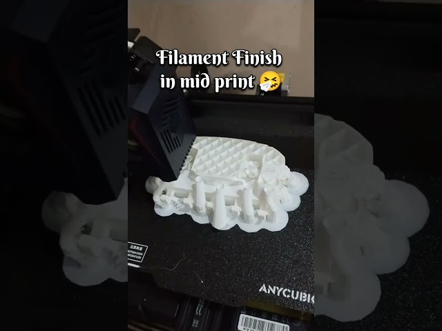 My 3D Print Was Almost Done… Then This Happened 😭 #3dprinting #shorts