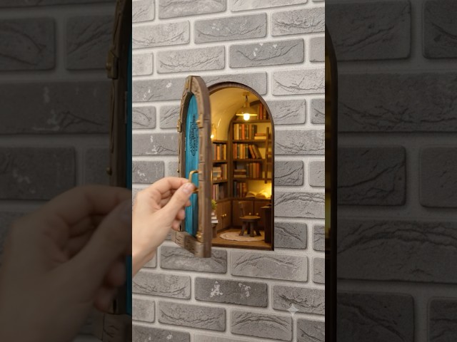 I Built a Secret Room Behind This Cardboard Door! 🚪😱 #craft #ai #craftifylab #shorts