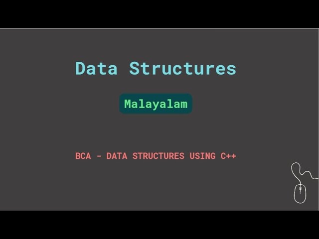 Data Structure Tutorial for Beginners (Malayalam)