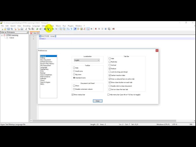Autocomplete HTML tags in Notepad++