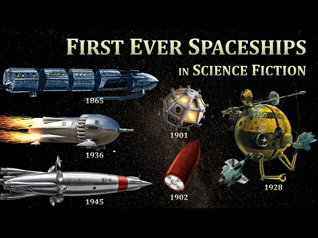 The Earliest Spaceships seen in science fiction (1865-1950)