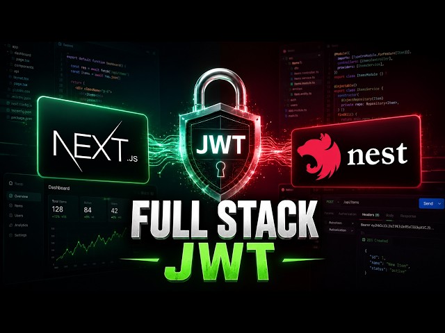 🚀 Next.js + NestJS: Create a Full Stack CRUD with JWT from Scratch