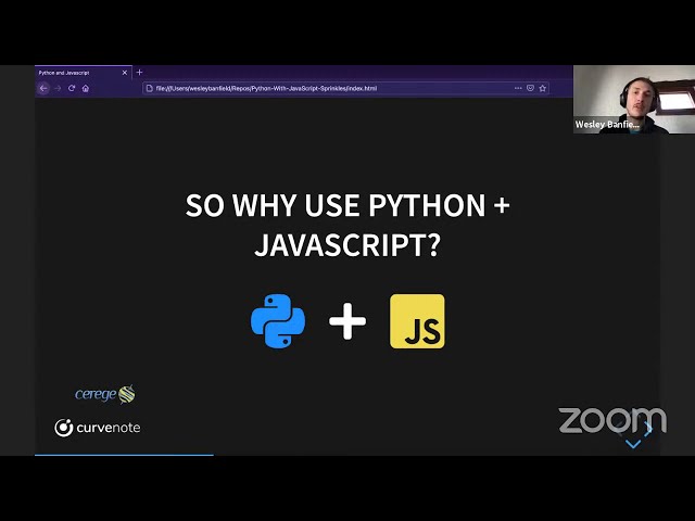 SR4 - Rendezvous: Portable Interactive Plotting - Python with Javascript Sprinkles - Wesley, Steve