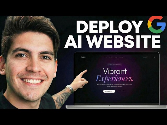 The RIGHT Way to Deploy A Google AI Studio Website (Nobody Explains This)