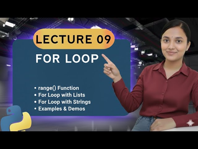 Python For Loop Explained from Scratch | range(), List, String + Mistakes 🔥