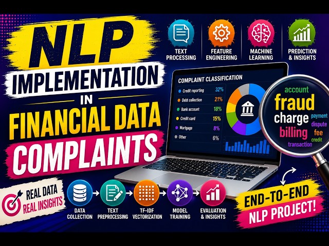 NLP Project in Python | Financial Complaint Classification | Text Classification