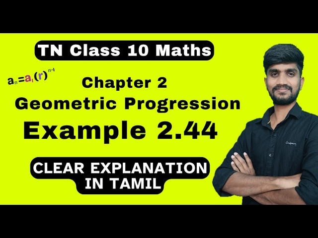 10th Maths Example 2.44 Chapter 2 | TN Samacheer Kalvi New Syllabus | GP Maths Tamil
