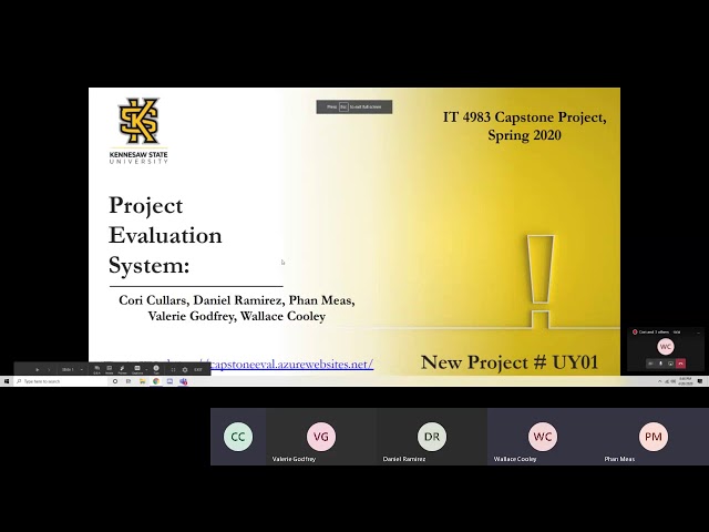 #UY01 Project Evaluation System