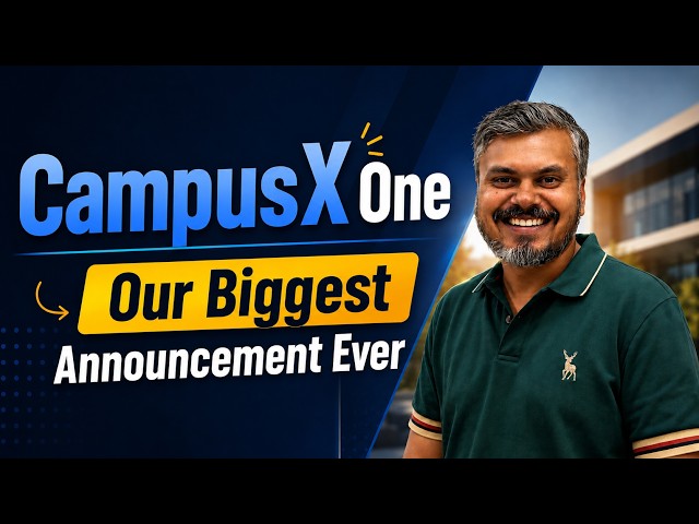 Future-Proof Your AI Career with One Membership | CampusX One Launch