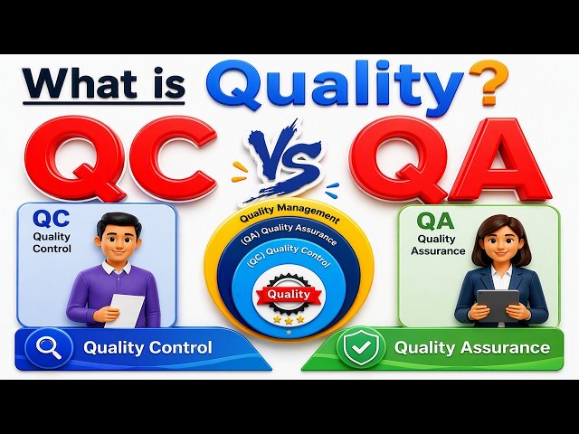 What is the difference between Quality control and Quality assurance | Difference between QA and QC