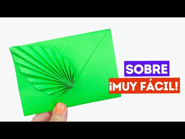 ✉️ Cómo hacer un sobre de origami ¡Fácil y bonito!