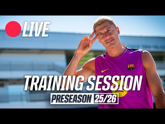 🔴 FULL LIVESTREAM: FIRST TRAINING SESSION PRESEASON 25/26 | FC Barcelona 🔵🔴