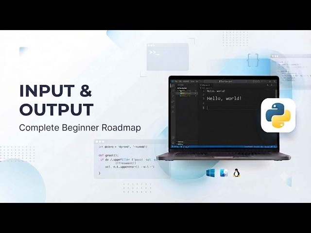 Python Input & Output Function | Python Tutorial for Beginners (2026)