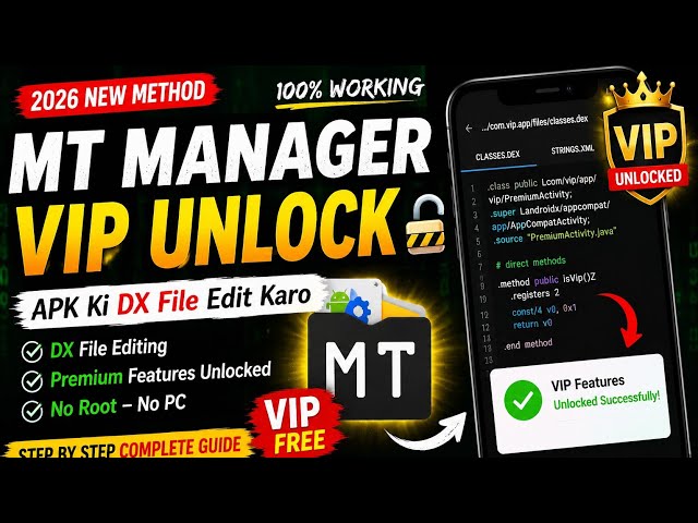 🔥 MT Manager Hidden Secrets Revealed | Complete APK Editing Masterclass 2026
