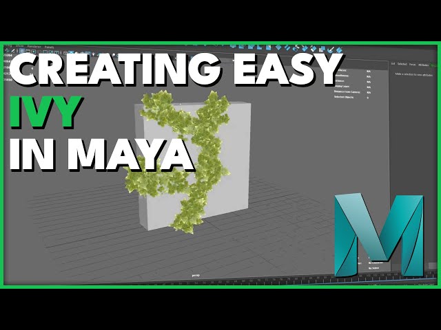 Creating simple ivy using only Maya