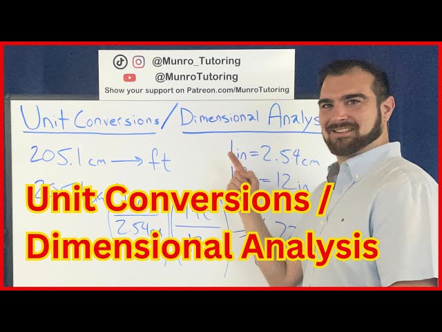Unit Conversions & Dimensional Analysis Made Easy | Free Chemistry Lesson