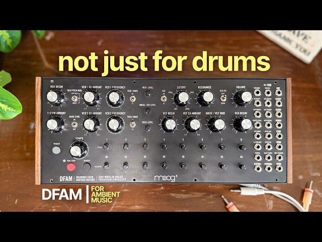 How I Create Textured Ambient Music On The Moog DFAM
