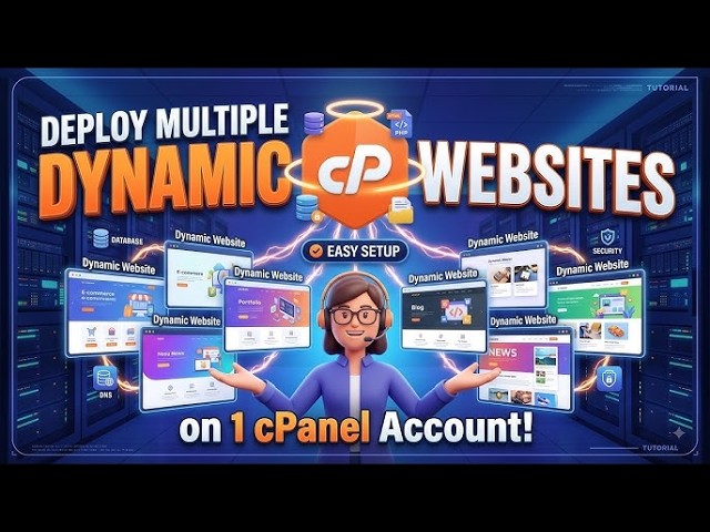 Multi Dynamic website on CPanel Part I