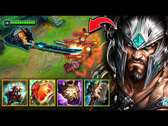 Tryndamere, but I'm actually a TANK with 6500+ HEALTH and 460 AD