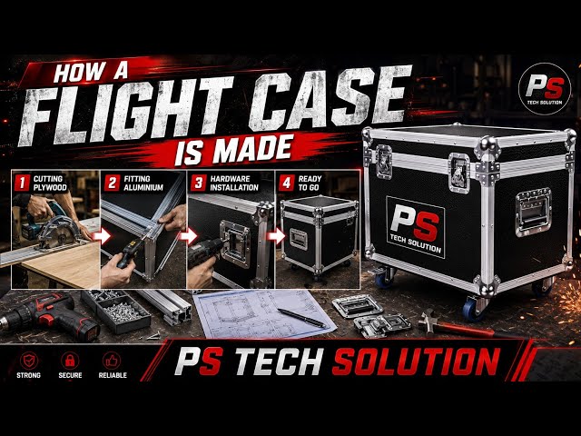  How to Make a Flight Case | Complete Flight Case Manufacturing Process | PS Tech Solution